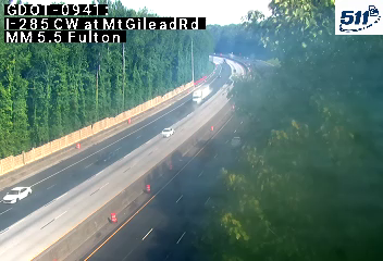 I-285 CW at MtGileadRd MM 7.4 live camera view