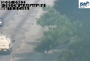 I-285 CW at AtlantaRd MM 17.3 live camera view