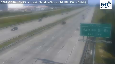 I-75 N past SardisChurchRd MM 154 live camera view