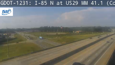 I-85 N at US29 MM 41.1 live camera view