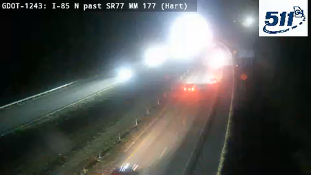 I-85 N past SR77 MM 178.8 live camera view
