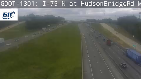 I-75 N at HudsonBridgeRd MM 223.8 live camera view