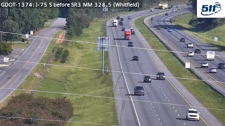 I-75 S before SR3 MM 328.5 live camera view