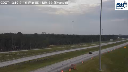 I-16 W at US1 MM 88.9 live camera view