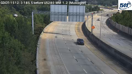 I-185 S before US280 MM 1.2 live camera view
