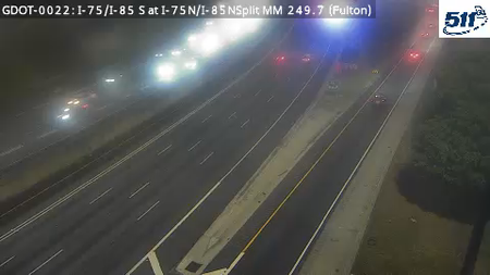 I-75/I-85 S at I-85 MM 250.4 live camera view