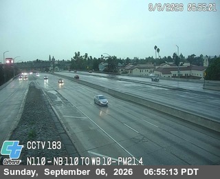 I-110 : (183) NB 110 to WB 10 live camera view