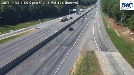 I-85 S past SR211 MM 125.8 live camera view