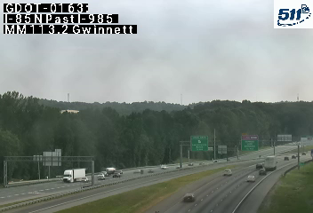 I-85 N past I-985 MM 113.1 live camera view