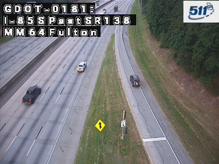 I-85 S past SR138 MM 63.9 live camera view