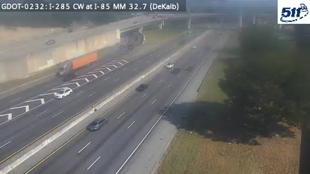 I-285 CW at I-85 MM 34.3 live camera view