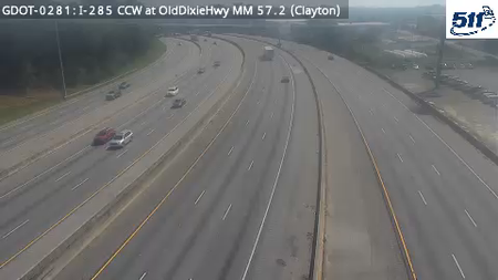 I-285 CCW at OldDixieHwy MM 58.5 live camera view