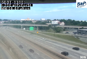 I-20 E at PryorSt MM 56.8 live camera view