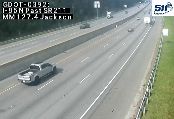 I-85 N past SR211 MM 127.2 live camera view