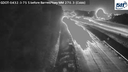 I-75 S before BarrettPkwy MM 270 live camera view