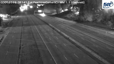 SR141 S at PeachtreeCornersCir MM 1.1 live camera view