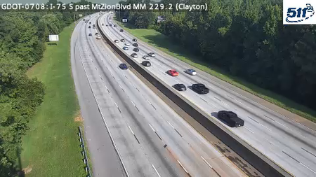 I-75 S past MtZionBlvd MM 229.9 live camera view