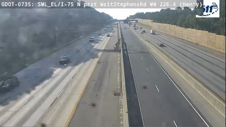 SML_EL/I-75 N past WaltStephensRd MM 226.4 live camera view