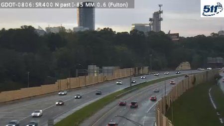 SR400/US19 N past I-85 MM 0.6 live camera view