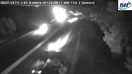 I-85 N before US129/SR11 MM 134 live camera view