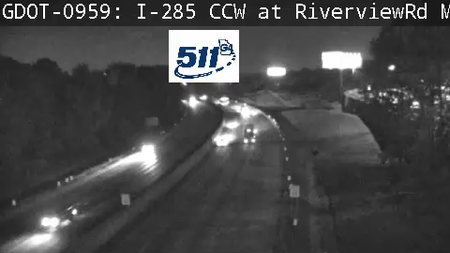 I-285 CCW at RiverviewRd MM 15.8 live camera view