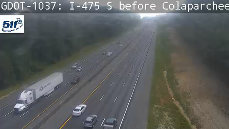 I-475 S before ColaparcheeRd MM 12.6 live camera view