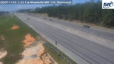 I-20 E at WheelerRd MM 195 live camera view