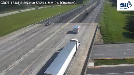 I-95 N at SR204 MM 93.3 live camera view