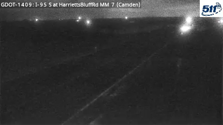 I-95 S at HarrietsBluffRd MM 7 live camera view