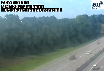 I-85 S past JesseCronicRd MM 128 live camera view