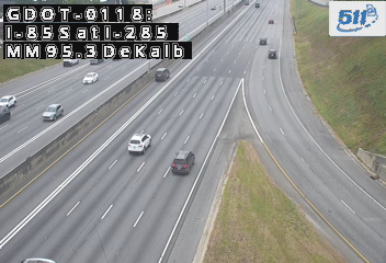 I-85 S at I-285 MM 95.2 live camera view