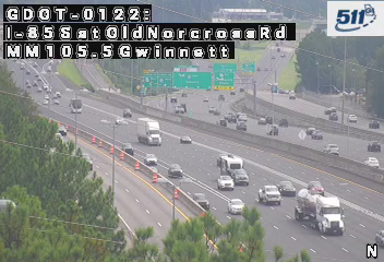I-85 S at OldNorcrossRd MM 105 live camera view