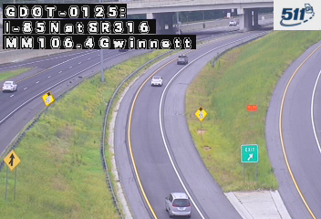 I-85 N at SR316 MM 105.9 live camera view