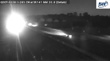I-285 CW at SR141 MM 32.5 live camera view