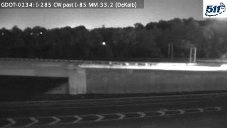 I-285 CW past I-85 MM 34.9 live camera view