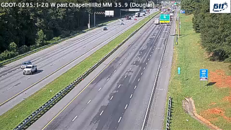 I-20 W past ChapelHillRd MM 35.1 live camera view