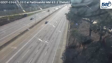 I-20 E at FlatShoalsRd MM 63.3 live camera view