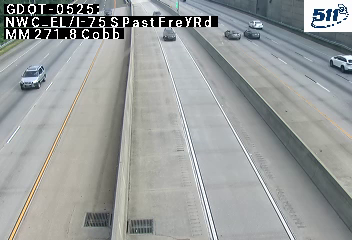 NWC_EL/I-75 S past FreyRd MM 271.4 live camera view