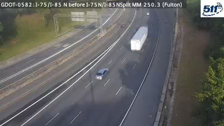 I-75/I-85 N at I-85 MM 250.3 live camera view