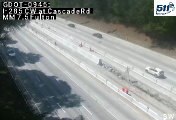 I-285 CW at CascadeRd MM 9.4 live camera view