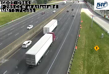 I-285 CCW at AtlantaRd MM 17.7 live camera view