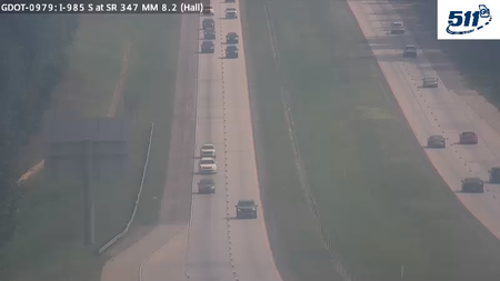 I-985 S at SR347 MM 8.2 live camera view
