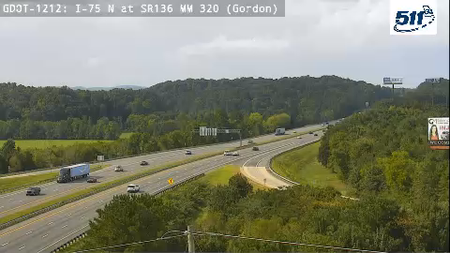 I-75 N at SR136 MM 319.9 live camera view