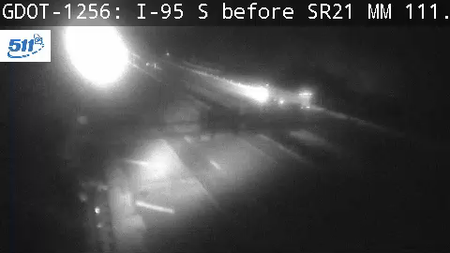 I-95 S before SR21 MM 111.2 live camera view