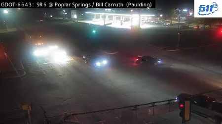 SR 6 at Bill Carruth Pkwy/Poplar Springs Rd live camera view