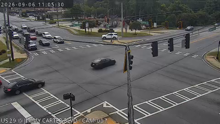 US 29 at Jimmy Carter Blvd live camera view