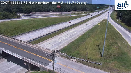I-75 N at HawkinsvilleRd MM 116.7 live camera view