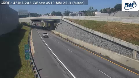 I-285 CW past RoswellRd MM 25.3 live camera view