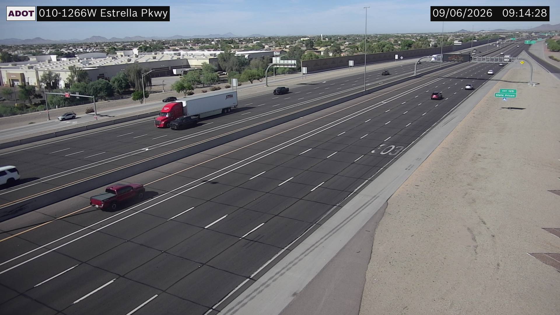 I-10 @Estrella Pkwy live camera view
