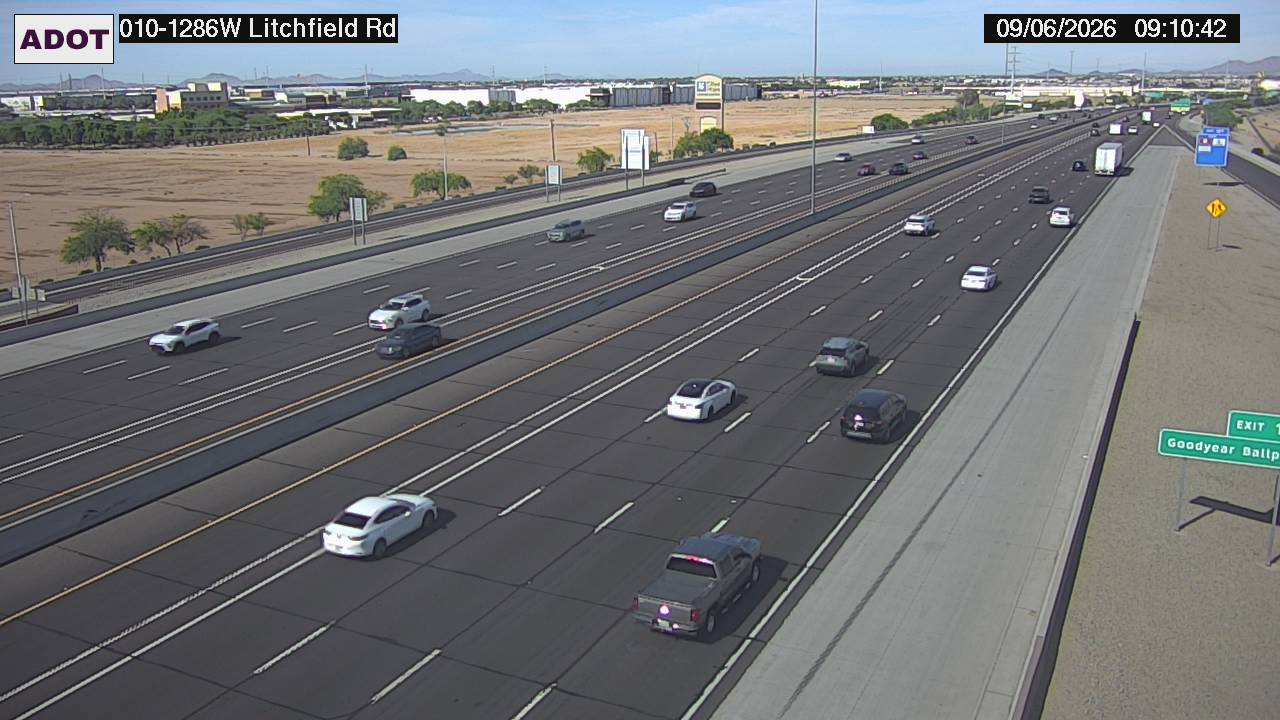 I-10 @Litchfield Rd live camera view
